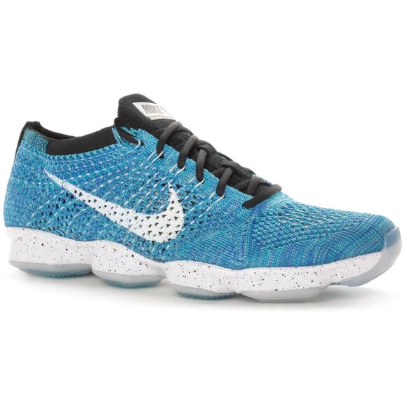 Nike Flyknit Zoom Agility Running Shoes Game Royal Blue sz 7.5 Women's Sneakers - Picture 1 of 9